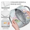 thumbnail image 3 of Easygdp Vintage Rose Bolsa de Almuerzo Insulada Grande, Forro de Aluminio, Diseño Espacioso, a Prueba de Fugas, Ideal para Trabajo, Picnics, Viajes y Actividades al Aire Libre, 3 of 6