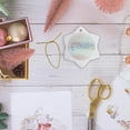 thumbnail image 6 of 3drose, Life Is Not Measured by Inspirational Words Motivational, 3 inch Snowflake Porcelain Ornament, 6 of 7