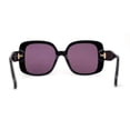 thumbnail image 3 of Classical Womens Oversize 1990s Oversized Butterfly Fashion Sunglasses Black Purple, 3 of 4