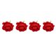 thumbnail image 2 of Servilletero Con Diseño De Vid, Almacenamiento Ordenado, 4 Uds., Servilletero De Flores, Plástico Pequeño Y Elegante Para Aniversario ANGGREK Rojo, 2 of 8