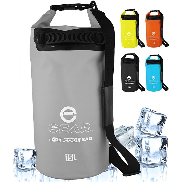 Enthusiast Gear Dry Bag Cooler Roll Top, Insulated, Leak Proof