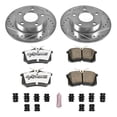 thumbnail image 3 of PowerStop Rear Z26 Street Warrior Carbon-Fiber Ceramic Brake Pad and Drilled and Slotted Rotor Kit Fits: VOLKSWAGEN Select Models K585-26, 3 of 9