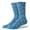 Blue, variant on Men's Icon Classic Crew Sock Black White Size Fit No 556 Cotton Blend