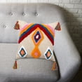thumbnail image 1 of Funda de almohada de marroquí, funda de cojín geométrica Beige con borla barra de geométrica decorativa, decoración para hogar, cremaller Cuadrado B perfecl fundas de almohada de tiro boho, 1 of 8