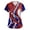 40#White, variant on Womens 250 Anniversary USA Shirt Patriotic 1776 Short Sleeve Comfy 4th of July Outfit Navy S