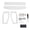 White, variant on M Buder Speaker Wall Mount Heavy Duty Bracket for Sonos Five, Stainless Steel, White (15.75 inches / 40 cm)