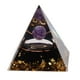thumbnail image 1 of Pirámide de orgonita de 5 cm para curación de energía positiva Pirámide de cristal Meditación Pirámides de orgonita Chakra Zodiaco Generador de energía Leo, 1 of 5