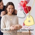 thumbnail image 4 of Beautlace Reversible Heart Pendant Necklace for Women,18K Gold Plated Double-Sided CZ Love Heart Necklace,Love Jewelry Gift for Mom Wife Girlfriend, 4 of 10
