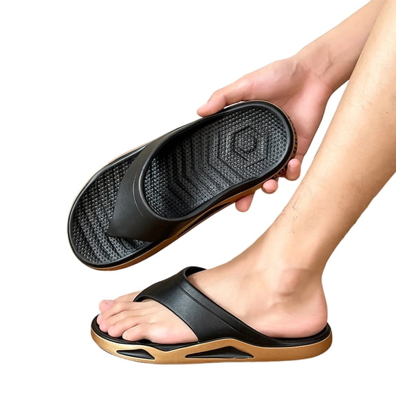 Willtoo Flip Flops for Women Men Thick Sole Breathable Cushioned Platform Thong Sandals Non Slip Casual Summer Outdoor Beach Slides Slippers