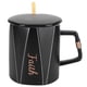 thumbnail image 1 of Taza de originalidad, taza de café octogonal de oficina, Taza de cerámica con tapa de cuchara, regalo de pareja para amigos tipo C, 1 of 14