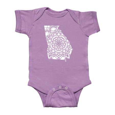 

Inktastic Georgia Silhouette Mandala Gift Baby Boy or Baby Girl Bodysuit