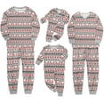 thumbnail image 2 of Viworld Family Christmas Pajamas Matching Sets Christmas Elk Printed Plaid Pattern Sleepwear Christmas Pajamas Nightwear Pajamas PJS Set, 2 of 6