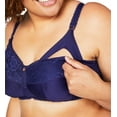 thumbnail image 5 of Cake Maternity Tea Wireless Nursing Bra, Soft Cup Wirefree Full Coverage Maternity Bra, 42FF UK / 42H US, Navy, 5 of 6