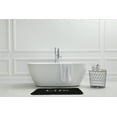 thumbnail image 3 of Simply Daisy 24" x 17" Plush Microfiber Black Life + Ball Bath Mat, 3 of 4
