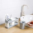 thumbnail image 5 of Mueble de baño de acrílico con taza doble y soporte para cepillo de dientes eléctrico Premium White Rojo Verde, 5 of 5