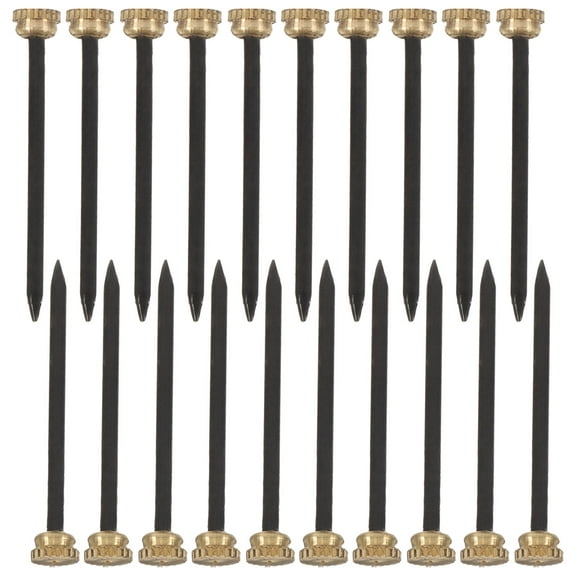 MUSEYA 20 Pcs Picture Hanging Nails Copper Wall Tacks for Home Decoration