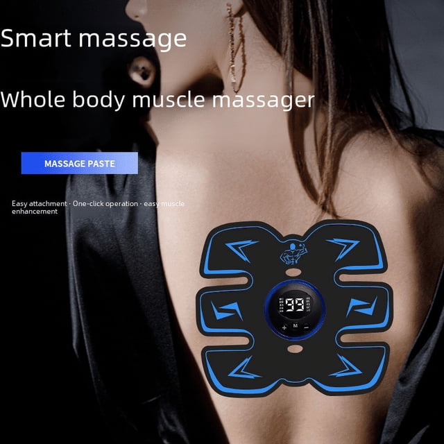 Masajeador inteligente multifuncional para columna cervical, masajeador de piernas, cintura y hombros, electroterapia de pulso EMS, mini masajeador portátil