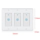 thumbnail image 3 of Teléfono Control remoto Control de voz Interruptor de luz Botón táctil Wifi Interruptor de lámpara inteligente de 3 bandas EE. UU. Inevent HA1810-00, 3 of 7