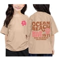 thumbnail image 1 of TZEWGL Tops For Child Graphic Printed Round Neck Short Sleeved Blouse For Infnants size 4-5T, 1 of 3