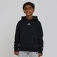 thumbnail image 2 of Sudadera con capucha New Balance para niño, mezcla de algodón y fleece, negra, 2 of 8