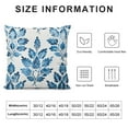 thumbnail image 5 of Nawypu  Printed Booti Decorative Square Accent Throw Pillow Cover - Home Decor for Couch, Sofa, Chair Blue, 5 of 5