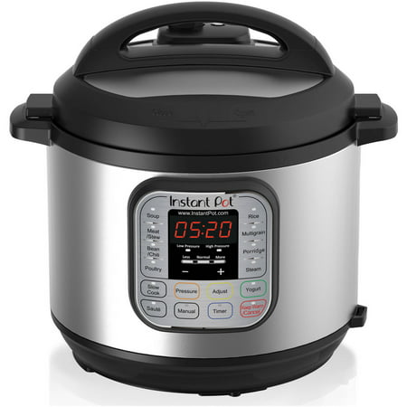 Instant Pot IP-DUO60 Stainless Steel 6-Quart 7-in-1 Multi-Functional Pressure Cooker