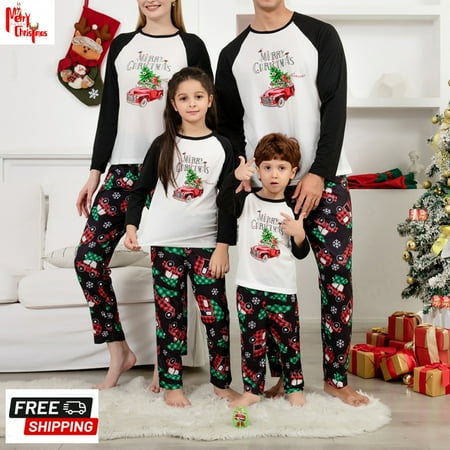 

Sunisery Cotton Blend Matching Christmas Pjs For Family