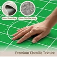 thumbnail image 6 of ODIKA 8'x10' Washable Area Rug Sport Stadium With Goal Posts And Yard Markers Football Field Refined Structured for King Size Bedroom Under Bed, Master Suite, Non-Shedding, Easy Care, 6 of 7