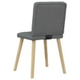 thumbnail image 5 of vidaXL Dining Chair Set of 2 Dark grey Polyester, Metal, Wood, Foam, 5 of 6