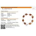 thumbnail image 3 of Sterling Silver Honey Baltic Amber Bracelet "Adele", Amber Jewelry Collection, 3 of 6