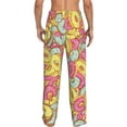 thumbnail image 3 of Sigee Donut and Blue Print Men's Pajama Pants - Soft Lounge Sleep Bottoms with Elastic Waistband and Pockets-Small, 3 of 9