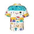 thumbnail image 3 of Bixox Men's Hawaiian Shirts Men's Funny Farm Print Short-Sleeve Shirt-Large, 3 of 8