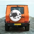 thumbnail image 6 of Rateoe Family Of Sea Turtles Pattern Tire Cover Wheel Protectors Weatherproof Wheel Covers Universal Fit for Trailer Rv SUV Truck Camper Travel Trailers Accessories-15 inch, 6 of 6