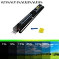 thumbnail image 3 of HARFELL 300mm*5m Car Home Tint Film Black Roll 5% To 35% VLT Tinting Tools Kit, 3 of 5