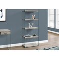 thumbnail image 7 of BOOKCASE - 60"H / GREY RECLAIMED WOOD-LOOK /GLASS PANELS, 7 of 7