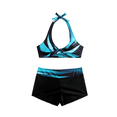 thumbnail image 2 of JoveMarine Bikini Sets for Women – Split Printed Swimsuit with Breast Pads, No Underwire, Fashion Sexy Two-Piece, Perfect for Summer Beach Vacation,Sky Blue 5XL, 2 of 5