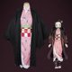 thumbnail image 4 of Conjunto de disfraz de Anime Demon Slayer para niños, traje de Tanjirou Nezuko para adultos, 4 of 5