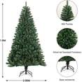 thumbnail image 2 of Árbol de Navidad Artificial CM-TOP Montaje Rápido Pino de Navidad 180 cm 800 Ramas Soporte de Metal, 2 of 6
