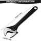 thumbnail image 4 of Large Adjustable Spanner 12Inch Universal Multipurpose Sturdy Carbon Steel Wrench, 4 of 5