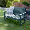 thumbnail image 5 of Highwood 4pc Lehigh Conversation Set - 4ft Bench, Two Garden Chairs and Conversation Table, Outdoor, Eco-friendly, Synthetic Wood, 5 of 9