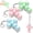 Color 2, variant on 3Pcs Cross Shape Key Board Clicker Quiet Clicker Keychain Toy Present for Adult at Work Traveling Home Stress Relief and Focus Boost