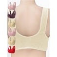 thumbnail image 2 of Women's Plus Size Full Coverage Bra - Wireless Soft Cotton Comfort & Side Smoothing, 2 of 7