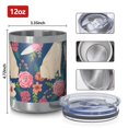 thumbnail image 3 of 12oz Tumblers Golden Retriever and Floral Vacuum Insulated Stainless Steel Travel Tumbler Cups Mug with Lid and Straw for Beer,Coffee,Beverages with Cleaning Brush for Cold & Hot Drinks, 3 of 5
