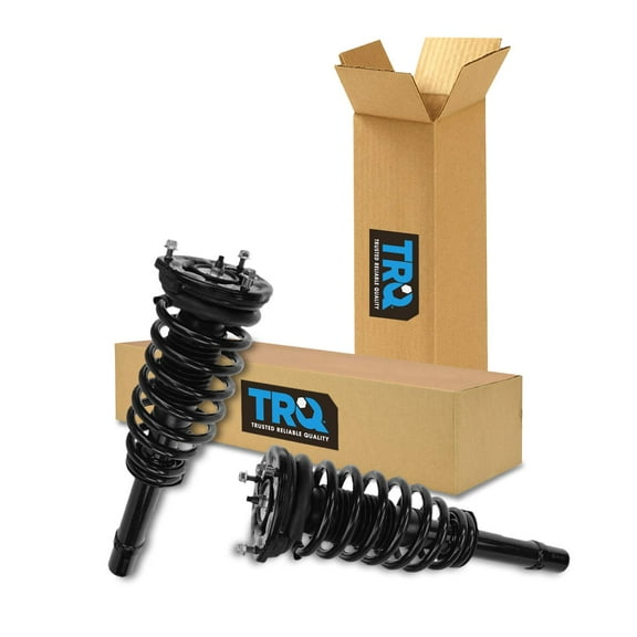 TRQ Front Strut & Coil Spring Assembly Set Driver & Passenger Sides Fits Select 00-05 Hyundai Sonata 01-06 Kia Optima