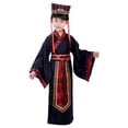 thumbnail image 4 of LIIPEE Boys Traditional Chinese Costume Kids Fashion Graphic Hanfu Dress Performance Dress Up Clothes,9-10 Years, 4 of 4