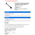 thumbnail image 2 of Control Arm and Ball Joint Assembly - Compatible with 2006 BMW 750Li, 2 of 2