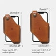 thumbnail image 3 of Eigraketly Funda para teléfono al aire libre Cinturón Fundas para teléfonos Simple Retro PU Cuero Funda para teléfono móvil Accesorio Fundas de Type3 NO3 Eigraketly OD017056-01, 3 of 4