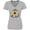 Athletic Heather, variant on Inktastic Bee Kind Bees and Sunflower Women's V-Neck T-Shirt
