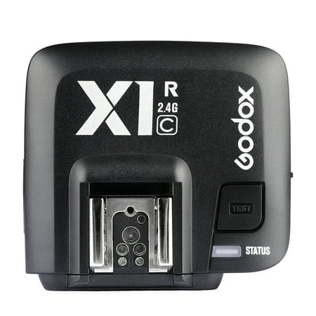 - GODOX X1R-C 32 Channels TTL 1/8000s Wireless Remote Flash Receiver Shutter Release for Canon EOS Cameras GODOX X1T-C Transmitter