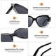 thumbnail image 3 of Gafas de sol estilo ojo de gato para mujer, estilo retro vintage, bonitas, de gran tamaño, talla S, 3 of 5